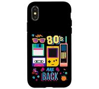 Carcasa para iPhone X/XS I Love 80's, Cool Vintage Retro 80's Are Back Graphic Design