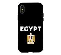 Carcasa para iPhone X/XS I Love Egypt, Enjoy Wear Egypt Eagle Graphic Design Cool