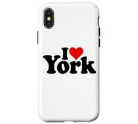 Carcasa para iPhone X/XS I Love Heart York North Yorkshire Inglaterra