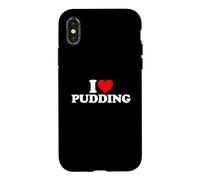 Carcasa para iPhone X/XS I Love Pudding