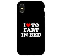 Carcasa para iPhone X/XS I Love To Fart In Bed