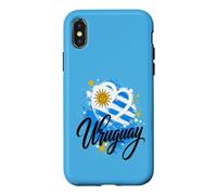 Carcasa para iPhone X/XS I Love Uruguay - Bandera de corazón para Vacaciones, diseño de Recuerdo