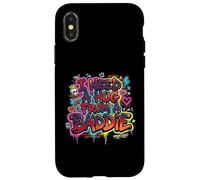 Carcasa para iPhone X/XS I Need A Hug from A Baddie Urban Graffiti Art Divertido