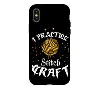 Carcasa para iPhone X/XS I Practice Stitch Craft - Yarn Knitting - Knitter's Gift