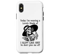 Carcasa para iPhone X/XS I Slept Like Shit Don't Piss Me Off Today I Choose Violence