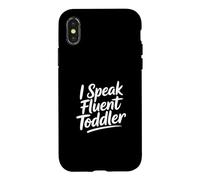 Carcasa para iPhone X/XS I Speak Fluent Toddler