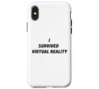 Carcasa para iPhone X/XS I Survived Virtual Reality Novelty Commemorative VR Games