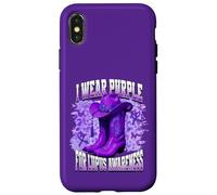 Carcasa para iPhone X/XS I Wear Purple For Lupus Awareness