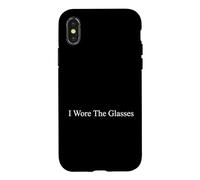 Carcasa para iPhone X/XS I Wore The Glasses 2026 Total Eclipse Solar Totalidad