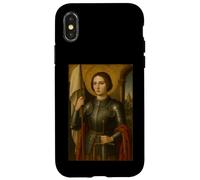 Carcasa para iPhone X/XS Icono católico de Santa Juana de Arco