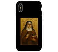 Carcasa para iPhone X/XS Icono católico Romano de Santa Edith Stein
