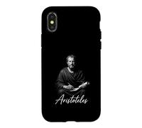 Carcasa para iPhone X/XS Icono de erudito de la filosofía Griega Antigua de Aristóteles