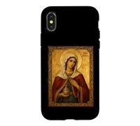 Carcasa para iPhone X/XS Icono ortodoxo de Santa Juana