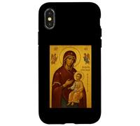 Carcasa para iPhone X/XS Icono ortodoxo de Theotokos Fovera Prostasia