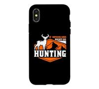 Carcasa para iPhone X/XS If Nothing Goes Right Hunting Hunter Life Adventure Nature
