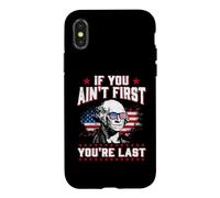 Carcasa para iPhone X/XS If You Ain't First You'Re Last 4th of July