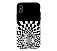 Carcasa para iPhone X/XS Ilusión óptica - Ilusión óptica Divertida Falacia Visual