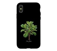 Carcasa para iPhone X/XS Ilustración de la Planta de Higo de Hoja de violín Ficus lyrata