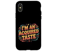 Carcasa para iPhone X/XS I'm An Acquired Taste Sabor de Personalidad audaz |-