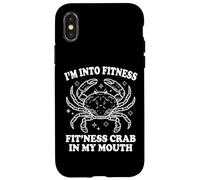 Carcasa para iPhone X/XS I'm Into Fitness Fit'ness Crab In My Mouth Pata De Cangrejo