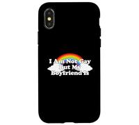 Carcasa para iPhone X/XS I'm Not Gay But My Boyfriend Is