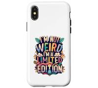 Carcasa para iPhone X/XS I'm Not Weird, I'm Limited Edition