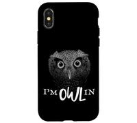 Carcasa para iPhone X/XS I'm Owl In All In Poker Compromiso Total Búho