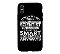 Carcasa para iPhone X/XS Impresionante diseño Divertido de Ropa de científico de Laboratorio clínico