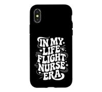 Carcasa para iPhone X/XS In My Life Flight Nurse Era, Vuelo RN, Enfermería Aeromédica