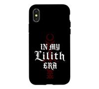 Carcasa para iPhone X/XS In My Lilith Era Oscuro Oculto Mitología Judía Gótico