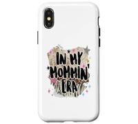 Carcasa para iPhone X/XS In My Mommin Era Trendy Mom Phrase Funny Design