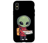 Carcasa para iPhone X/XS Increíble Entrega de Pizza en el Espacio Busca Amantes alienígenas