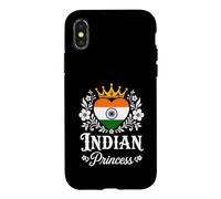 Carcasa para iPhone X/XS Indian Princess India Flag Proud Indian Girl