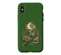 Carcasa para iPhone X/XS Insignia de la Poison Garden Society, Club Botánico Oscuro