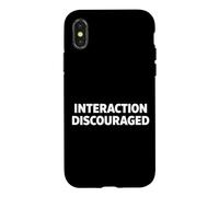 Carcasa para iPhone X/XS Interaction Discouraged