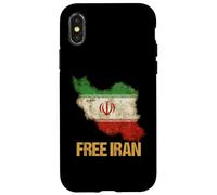 Carcasa para iPhone X/XS Irán Libre - Bandera de Libertad de Paz y Esperanza