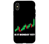 Carcasa para iPhone X/XS Is it Monday Yet? Intercambio de acciones comerciante Mercado de valores