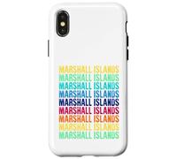Carcasa para iPhone X/XS Islas Marshall Colorful