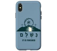 Carcasa para iPhone X/XS It is Finished - Hebrew Passover Easter Jesus Empty Tomb