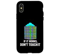 Carcasa para iPhone X/XS IT Sysadmin Tech Support If It Works Don't Touch It