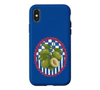 Carcasa para iPhone X/XS Italian Summer Olives Beachy Coastal Botanical Decor