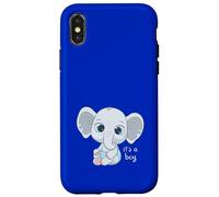 Carcasa para iPhone X/XS It's A Boy - Anuncio de bebé Lindo