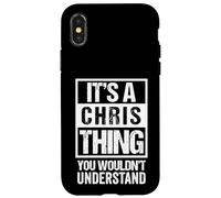 Carcasa para iPhone X/XS It's A Chris Thing You Wouldn't Understand - First Name