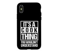 Carcasa para iPhone X/XS It's A Cook Thing You Wouldn't Understand - Family Name