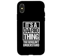 Carcasa para iPhone X/XS It's A Dario Thing You Wouldn't Understand First Name
