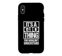 Carcasa para iPhone X/XS It's A GIO Thing You Wouldn't Understand First Name
