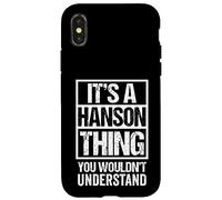 Carcasa para iPhone X/XS It's A Hanson Thing You Wouldn't Understand Surname Name