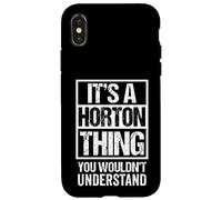 Carcasa para iPhone X/XS It's A Horton Thing You Wouldn't Understand Surname Name