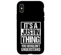 Carcasa para iPhone X/XS It's A Justin Thing You Wouldn't Understand