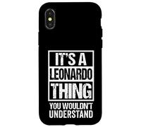 Carcasa para iPhone X/XS It's A Leonardo Thing You Wouldn't Understand - First Name
